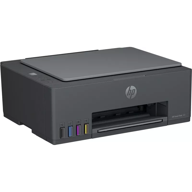 HP Smart Tank 581 daudzfunkciju krāsu tintes printeris – drukā, skenē, kopē, A4, 12 lpp/min, USB, Wi-Fi, Bluetooth