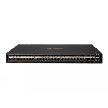 HPE Aruba 8320 48-Port 10GbE SFP+ un 6-Port 40GbE QSFP+ Managed Layer 3 Switch ar 2x 400W Barošanas Blokiem, 5x Ventilatoriem, Rack Kit, TAA Sertificēts