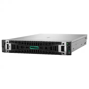 HPE ProLiant DL380 Gen12 serveris, Intel Xeon 6505P 2.2GHz 12 kodolu, 64GB DDR5 RAM, 8 SFF karstās nomaiņas nodalījumi, MR408i-o kontrolieris, 2x1000W lieki barošanas bloki, 2U plaukta