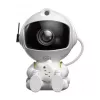 HQ Sitting Astronaut Star Sky & Nebula Projector with 360° Rotating Head and Remote Control White