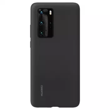 Huawei P40 Pro Silikona Maciņš Melns