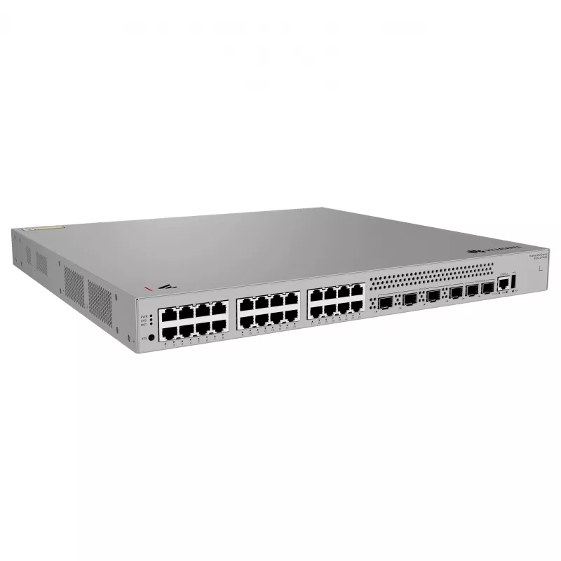HUAWEI S530-24T4XE 24x10/100/1000BASE-T ports 4x10GE SFP+ ports 2x12GE stack ports ar 1x maiņstrāvas barošanas moduli eKit
