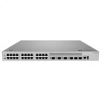HUAWEI S530-24T4XE 24x10/100/1000BASE-T ports 4x10GE SFP+ ports 2x12GE stack ports ar 1x maiņstrāvas barošanas moduli eKit