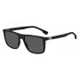 HUGO BOSS BLACK BOSS1699S807 vīriešu saulesbrilles, melns rāmis, pelēkas lēcas, 56/18/150 mm
