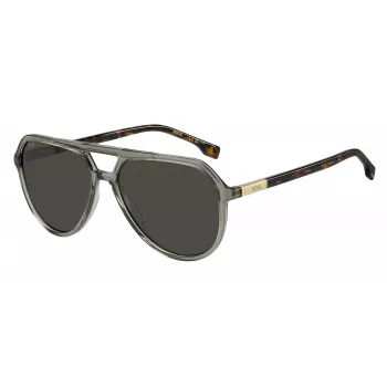 HUGO BOSS BLACK Saulesbrilles BOSS1831S1ED Vīriešu 58/16/145 mm Pelēkas Lēcas