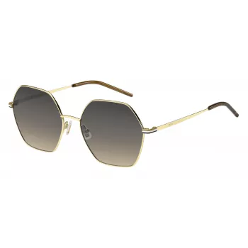 HUGO BOSS BLACK Sieviešu saulesbrilles BOSS1589SJ5G Square Acetate Frame Grey Gradient Lens 57mm