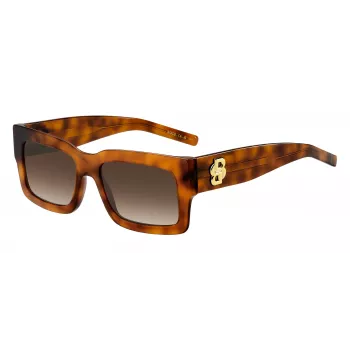 HUGO BOSS BLACK Sieviešu saulesbrilles BOSS1654S086 – melns rāmis, pelēkas lēcas, 54 mm
