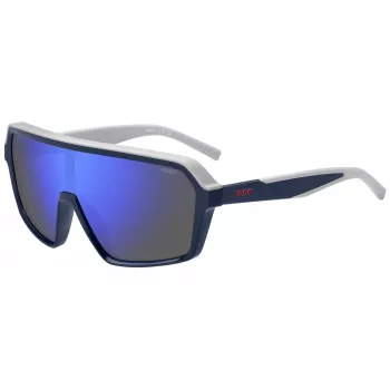 HUGO vīriešu saulesbrilles HG1334GSXW0 taisnstūra plastmasas rāmis UV400