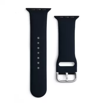 Hurtel Silicone Strap APS Apple Watch 38/40/41mm siksniņa - Melna