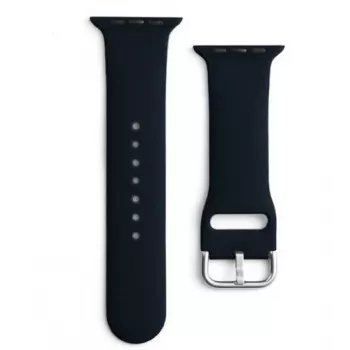 Hurtel Silicone Strap APS Apple Watch 38/40/41mm siksniņa - Melna