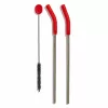 Hydro Flask Reusable Straw - Wide Mouth Straw Lid Kit ar 2 Salmiņiem - Melns