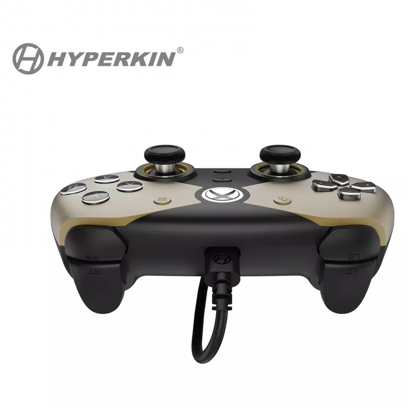 Hyperkin The Competitor vadu kontrolieris Xbox Series X|S, Xbox One un PC, zelta