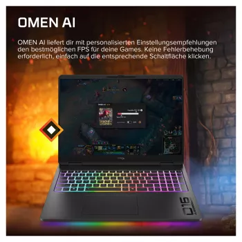 HyperX OMEN 16-ak1091ng spēļu klēpjdators, 16.1 inch QHD 240Hz, AMD Ryzen AI 9 390HX, 32GB DDR5, 1TB SSD, RTX 5080, Windows 11 Home