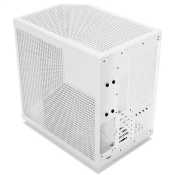 HYTE Y70 Touch Mid-Tower korpuss, balts, 14,1 inch LCD skārienekrāns, rūdīts stikls, E-ATX/ATX/mATX/Mini-ITX