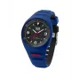 ICE MAN IC018948 42mm pulkstenis ar kvarca kustību, melns, silikona siksniņa