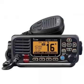 ICOM IC-M330GE Jūras VHF radio ar D klases DSC un iebūvētu GPS