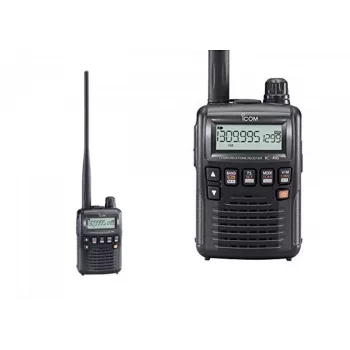 ICOM IC-R6 platjoslas rokas uztvērējs 0.100-1309.995 MHz AM/FM/WFM 1300 atmiņas kanāli