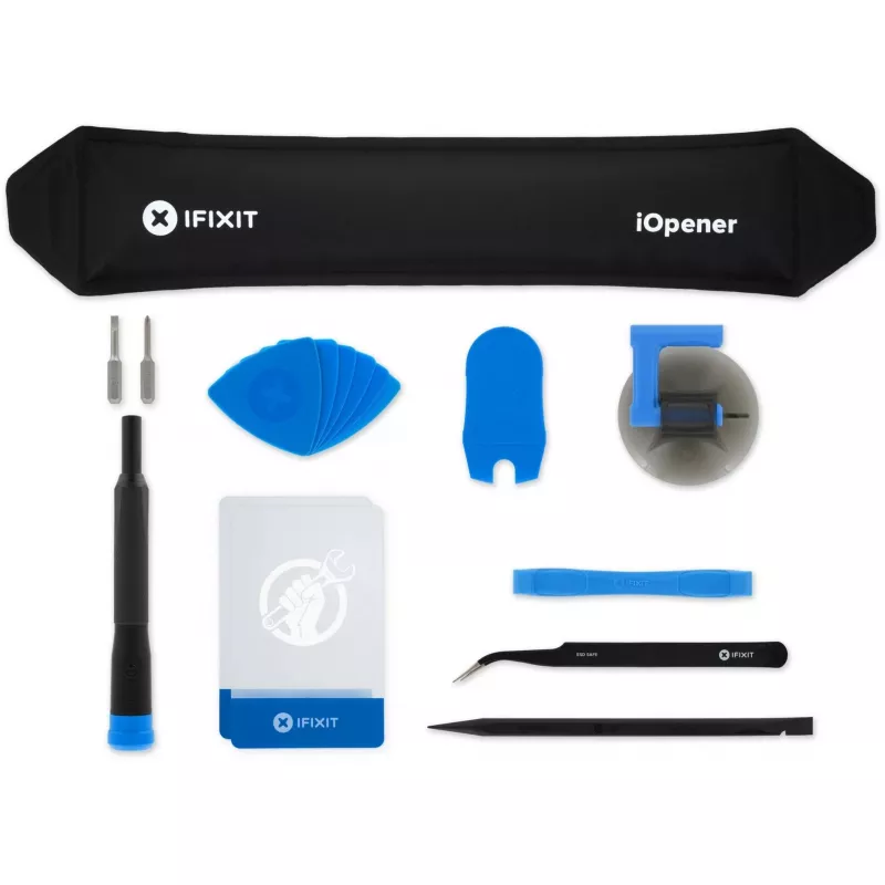 iFixit iOpener rīku komplekts (melns/zils, 16 daļas) EU145198-10