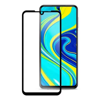 iLike 2.5D Black Frame Full Glue Tempered Glass Screen Protector for Xiaomi Redmi Note 9 Pro / Redmi Note 9S