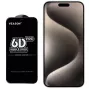 iLike 6D Full Face Glue 9H rūdīts stikls Apple iPhone 15 Plus ar melnu rāmi