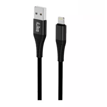 iLike uzlādes kabelis Lightning ierīcēm CCI01 Melns