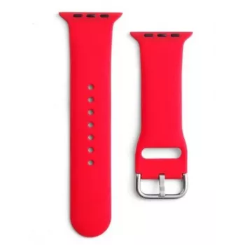iLike Strap APS Silikona siksniņa Apple Watch 8/7/6/5/4/3/2/SE (41/40/38mm) Sarkanā
