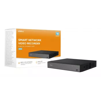 Imou NVR-N110-8A0E-P 10 kanālu tīkla video ierakstītājs ar 8 PoE portiem, 4K UHD, H.265+