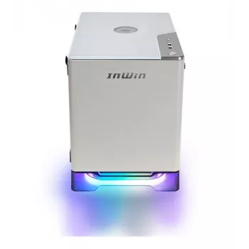 IN WIN A1 Plus Mini-ITX korpuss ar 650W barošanas bloku, balts