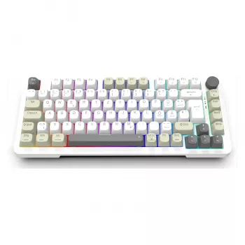 INCA Gaming Keyboard RGB GraySwitch USB-C/BT 2,00m White (IKG-455)