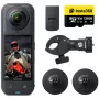 Insta360 X3 Action Camera ar Motocikla Montāžas Komplektu - 5.7K 360 Video, 72MP Foto, FlowState Stabilizācija