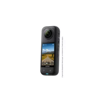 Insta360 X6 360 kameras standarta komplekts pusnakts melns, 8K video, 72MP foto, FlowState stabilizācija