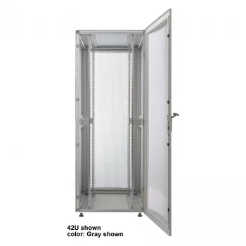 Intellinet Premium Line 36U servera skapis – 19 collu statīvs, 800x1000mm, melns, 2000kg ietilpība, plakanpakete