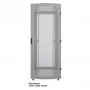 Intellinet Premium Line 36U servera skapis – 19 collu statīvs, 800x1000mm, melns, 2000kg ietilpība, plakanpakete