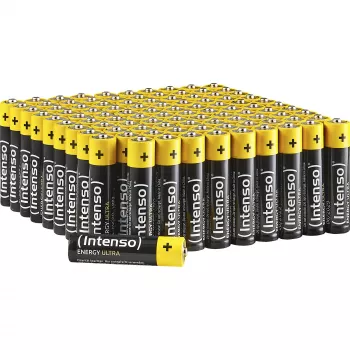 INTENSO Energy Ultra AAA LR03 sārma baterijas (100 iepakojums)