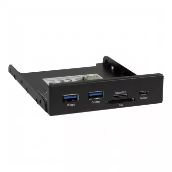 Inter-Tech Argus CI-21 iekšējais karšu lasītājs, 3.5 inch nodalījumam, USB 2.0, daudzformātu (88884141)