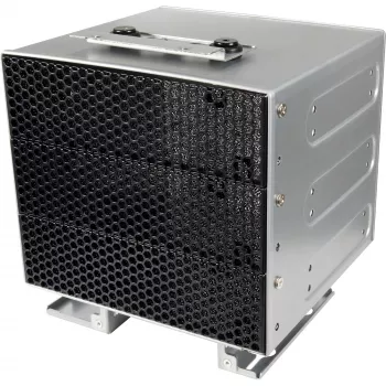 Inter-Tech IPC Mounting Bracket ER-47045-2 - 3,5 inch uz Diviem 2,5 inch SSD/HDD, Melns
