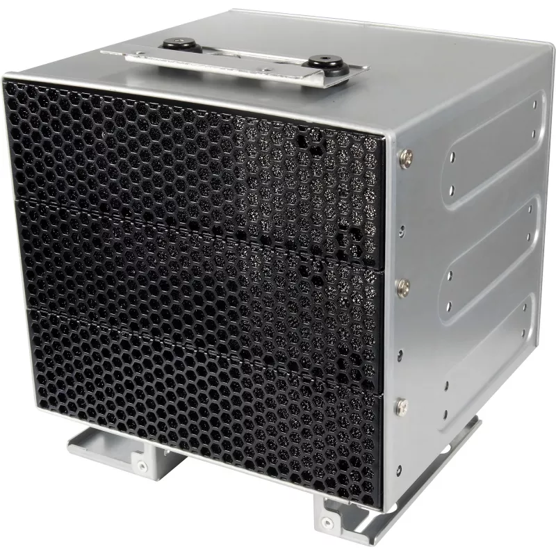 Inter-Tech IPC stiprinājuma kronšteins ER-47045-2 - 3.5 collu uz diviem 2.5 collu SSD/HDD, melns