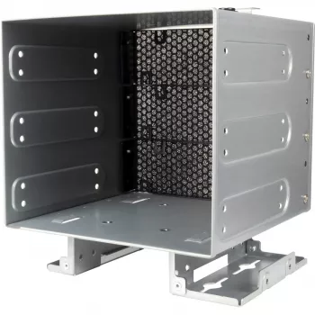 Inter-Tech IPC Mounting Bracket ER-47045-2 - 3,5 inch uz Diviem 2,5 inch SSD/HDD, Melns