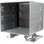 Inter-Tech IPC Mounting Bracket ER-47045-2 - 3,5 inch uz Diviem 2,5 inch SSD/HDD, Melns