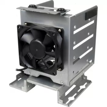 INTER-TECH IPC Mounting Frame ER-47045-1 2,5 inch HDD/SSD uzstādīšanai 3,5 inch nodalījumā ar 2x USB 3.0 priekšējiem portiem, melns