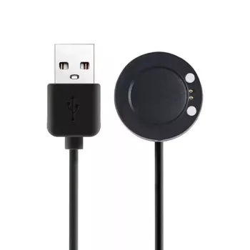 iWear CH5 Universāls USB 1m Barošanas Kabelis Viedpulkstenim 2-Pin Apaļš Magnētiskais Lādētājs