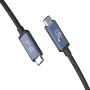 J5create USB4 40Gbps 240W USB Type-C kabelis (0,8m, Melns)