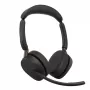 Jabra Evolve3 65 Stereo Link 390a MS bezvadu virsauss austiņas ar Bluetooth un USB-A adapteri, optimizētas Microsoft Teams, melnas