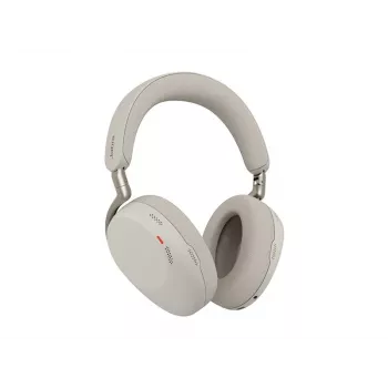 Jabra Evolve3 85 UC bezvadu austiņas ar ANC un Link 390C adapteri, silts pelēks