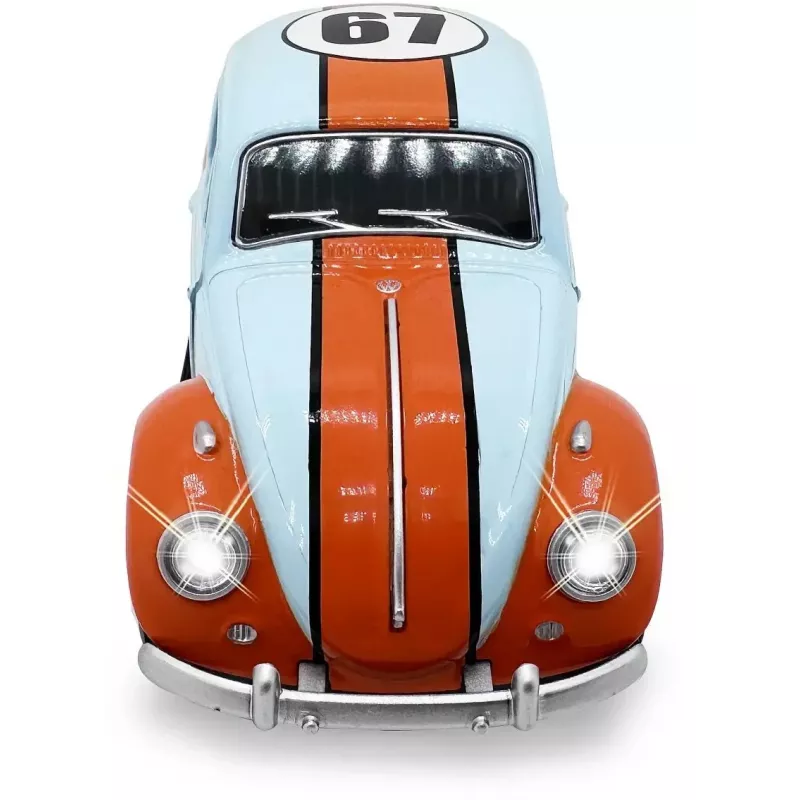 JAMARA 402600 Volkswagen Beetle 1967. g. 1:28 auto modelis, gaiši zils, 3+ gadi