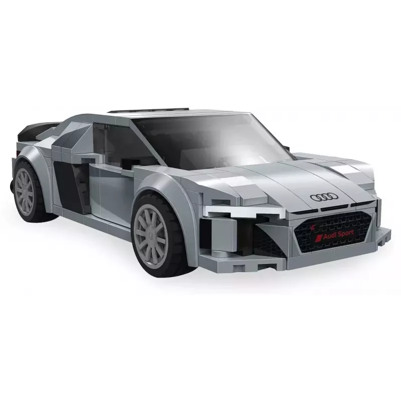 Jamara CaDA konstruktors Audi R8 Coupe, pelēks, 1:24, 8+