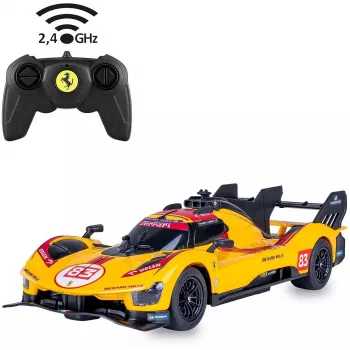 Jamara Ferrari 499P-N83 1:24 RC Sports Car Yellow 2,4 GHz Electric Motor