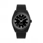 Jason Hyde JH10009 vīriešu kvarca pulkstenis ar 40 mm nerūsējošā tērauda korpusu, melnu ciparnīcu un melnu tērauda aproci