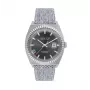 JASON HYDE MAN JH30001 40mm Kvarca Pulkstenis Melns Ciparnīca Melna Auduma Siksniņa