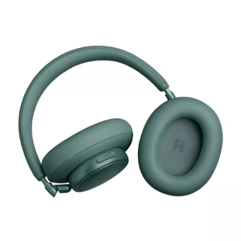 JBL Live 780NC bezvadu ausauklausītāji ar adaptīvo trokšņu slāpēšanu, Bluetooth 5.3, 65h baterija, zaļi
